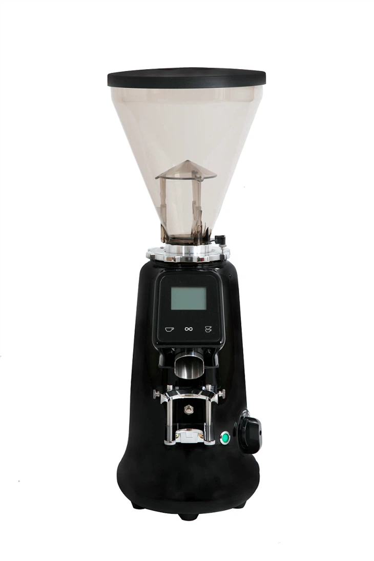 Černý komerční mlýnek na kávu JX-600AD